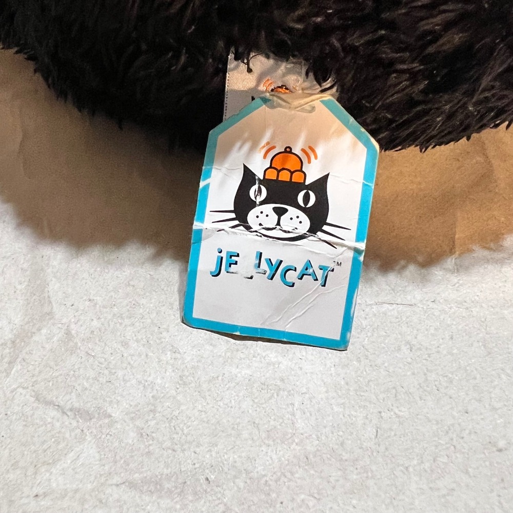 Jellycat Medium Bunglie‎ Penguin Black White Orange Plush Stuffed Animal BUN6PN - Picture 4 of 11